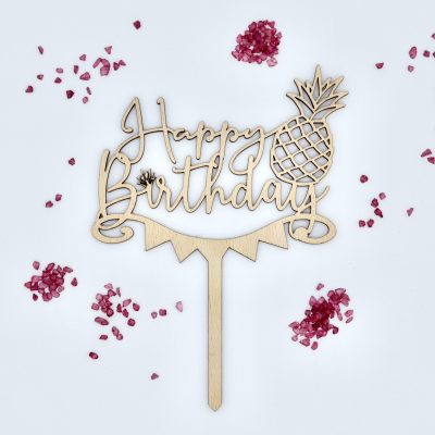 Cake topper "HAPPY BIRTHDAY HAWAYANO"